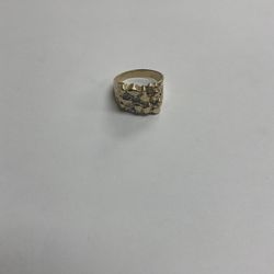 Gold Nugget With Diamonds 