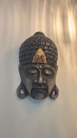 Wooden Buddha wall hanging