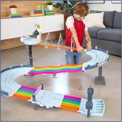 Mario cart rainbow road hot wheels track