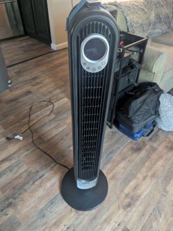 Dreo 42" Tower Fan with Remote – 90° Oscillation, 6 Speeds, Timer, Black