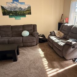 Recliner Ashley Coach And Love Seat
