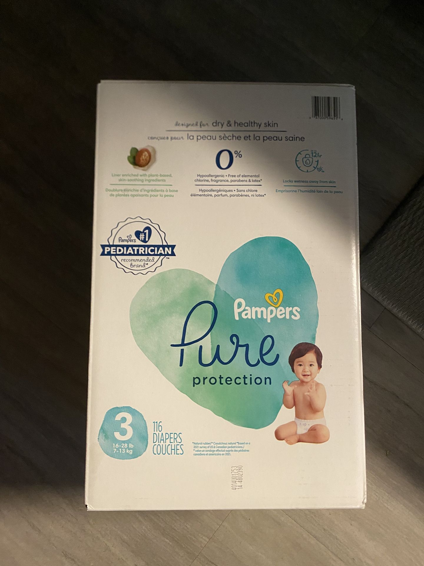 Size 3 Pampers Pure