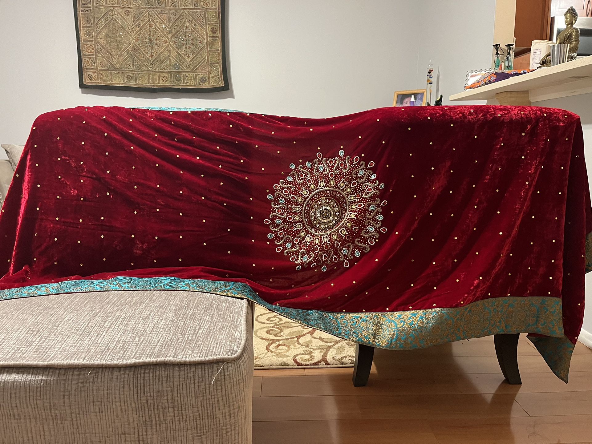 Velvet Shawl For Indian Wedding