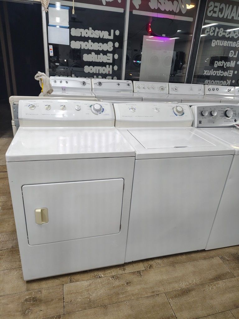 Frigidaire Comercial Heavy Duty Top Load Washer Gas Dryer Super Large Capacity In Excellent Working Condition