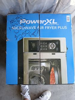 Power x l microwave , air fryer plus family size