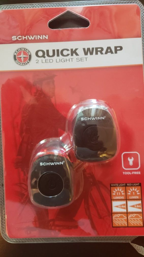 Schwin bike led.lights pair total 4 lights brand new