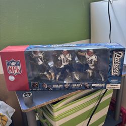 Mcfarlane NFL Patriots 3-pack Tom Brady Test Bruschi