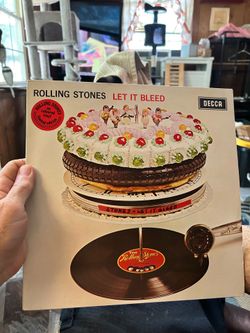 Rolling Stones Let It Bleed 1(contact info removed) 204 Limited Edition Red Vinyl Record Decca mint