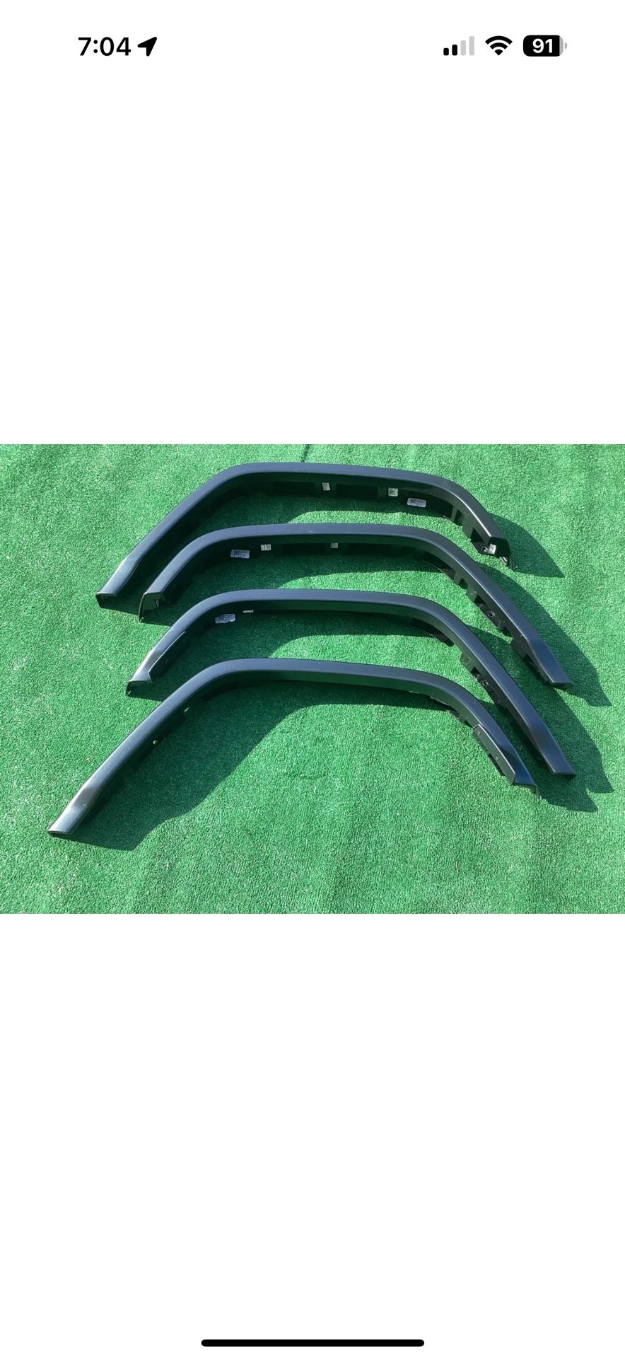 Mercedes-Benz 2023 OEM G63 Factory Fender Flares Set of 4 Mint RARE Black Magno