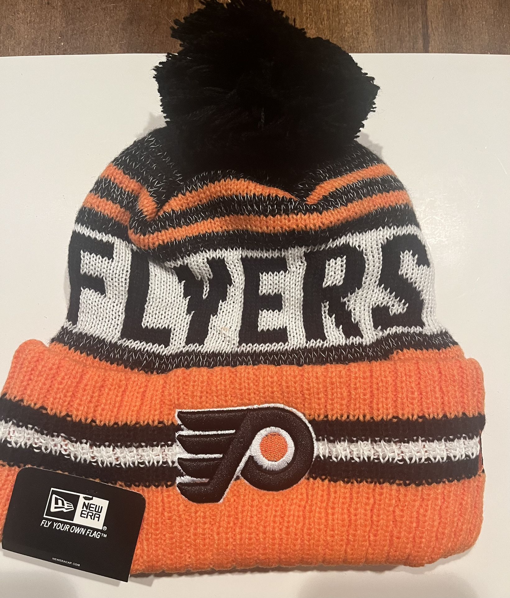Philadelphia  Flyers Team Logo Beanie Hat Cap - Free Shipping NWT 