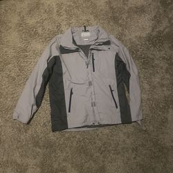 Grey Columbia 3 in 1 Jacket (L)