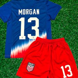 Alex Morgan youth Jersey - Kids Medium Age 8-9 New With Tags