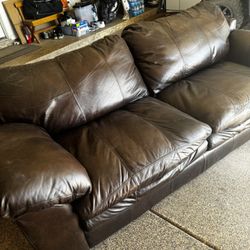 Leather Couch 