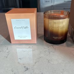 Brand New M&Sense Caramel Coffee Scented Candle