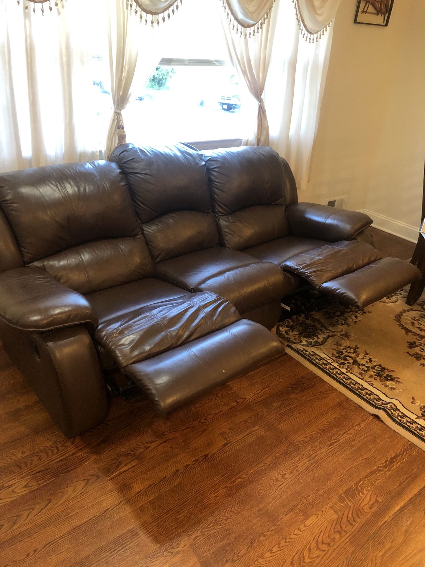 Reclining Leather Couch $200 OBO