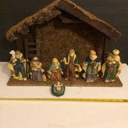 Nativity Scene With Manger