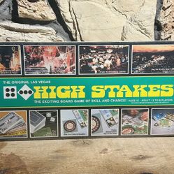 Vintage 1979 The Original Las Vegas High Stakes Board Game - New/Sealed