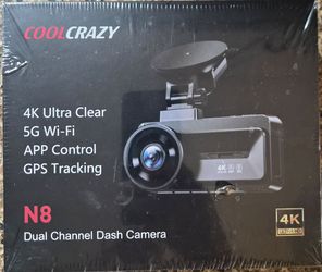 Coolcrazy N8 Dual Channel Dash Camera