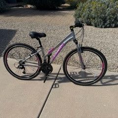 Schwinn Women's Trailway 700c/28" Hybrid Bike - Gray & Pink