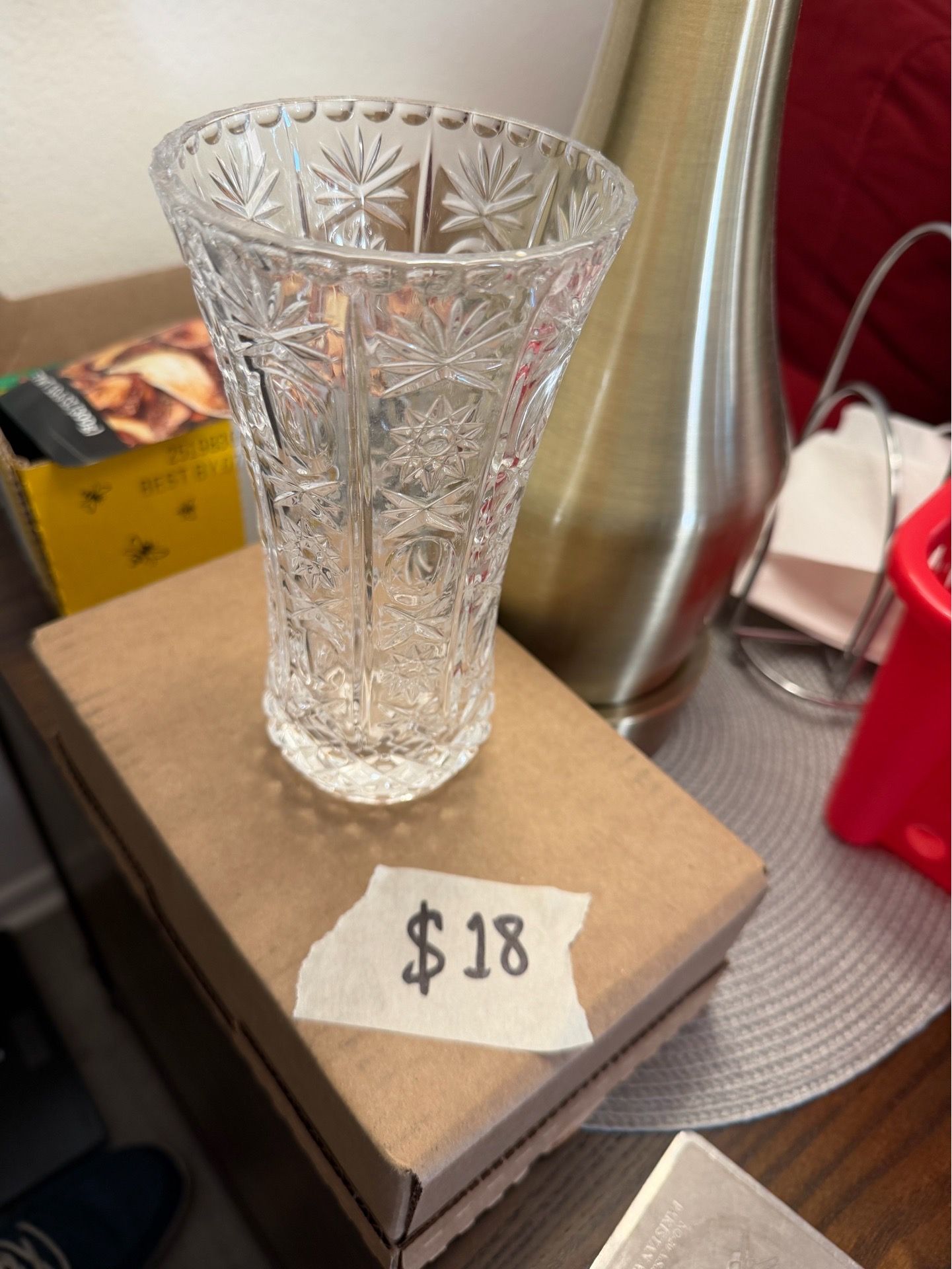 Crystal vase