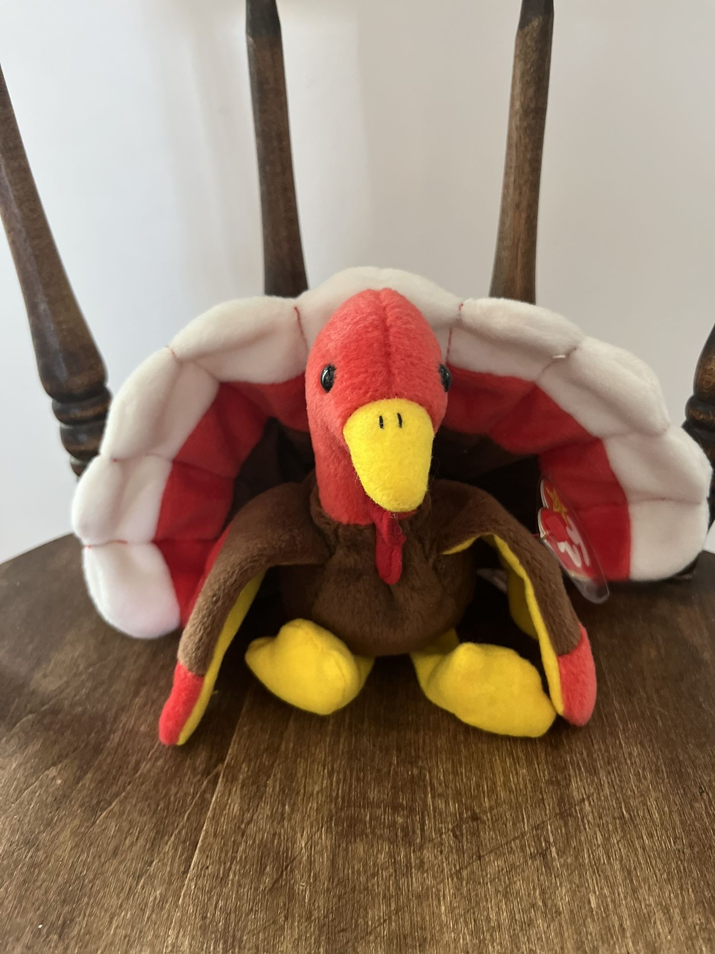 Reduced! Rare TY Gobbles Beanie Baby 1996 First Edition W Tag Errors