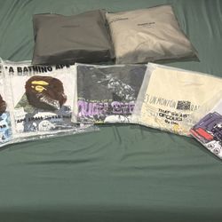Awful lot of cough syrup, Bape Tees , Essentials hoodies