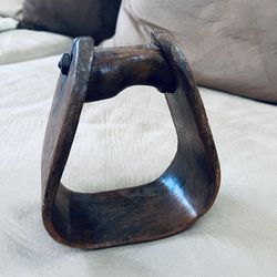 Vintage Wooden Stirrup
