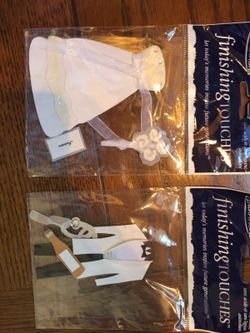 Scrap booking or card making bride and groom