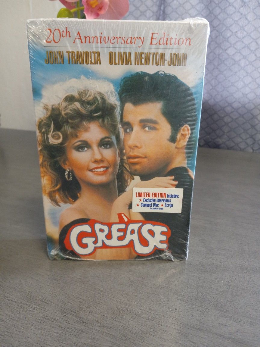 1998 Grease 20th Anniversary Edition VHS Sealed