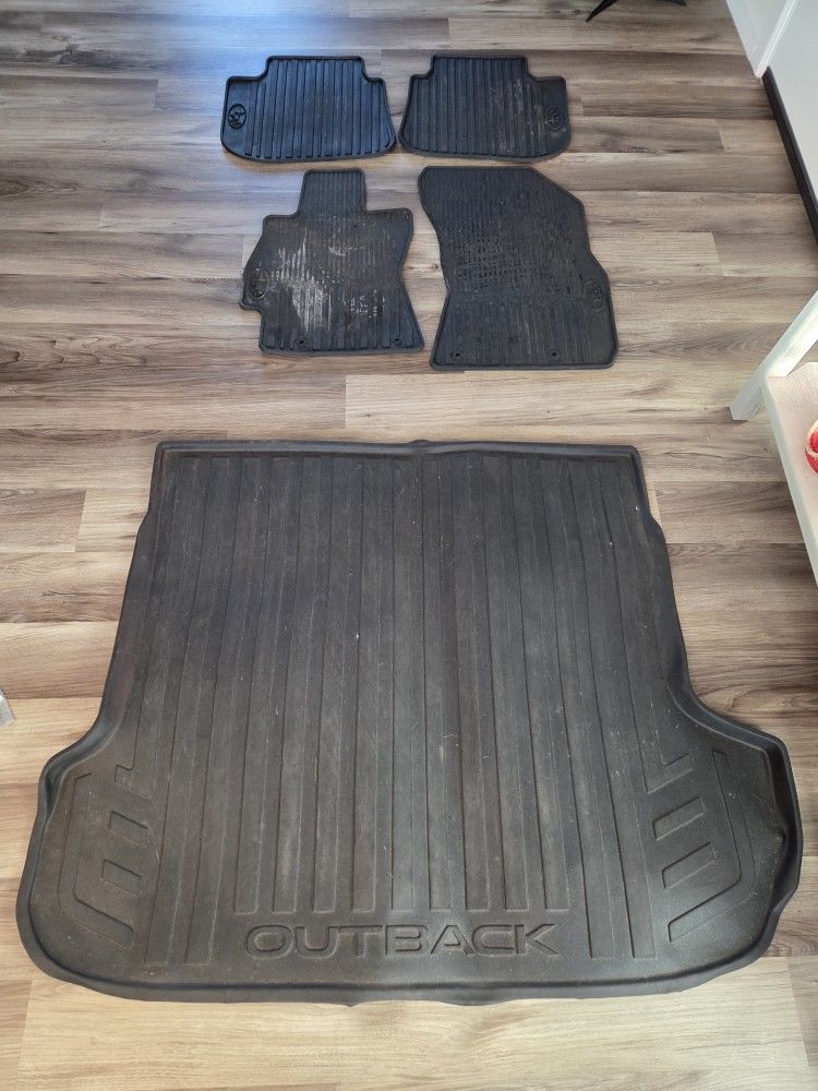 Car Mats-Rubber SUBARU OUTBACK