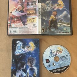 Final Fantasy X (PlayStation 2 PS2, 2001) CIB Complete w/ Registration Card