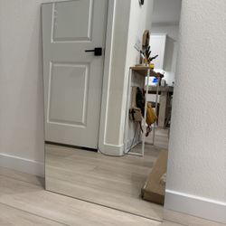 Frameless Rectangular Bathroom Vanity Mirror - 24x36