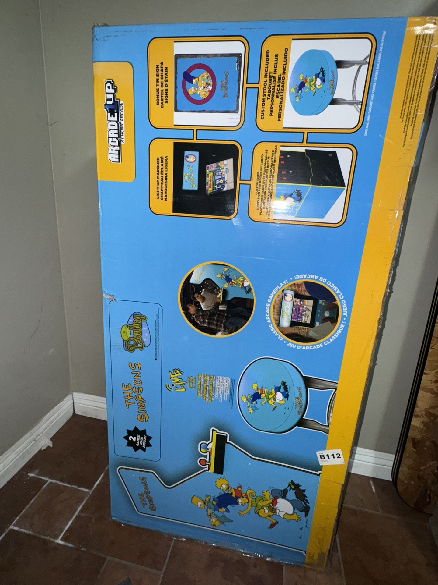 The Simpsons Arcade Machine Box Only ! 