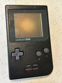 Nintendo Gameboy Pocket Black Broken for parts