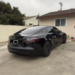 Tesla Model S Rear Taillight And Liftgate With Trim Set  