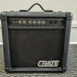 Crate Gx-15 Guitar Combo Amp, Sounds Good