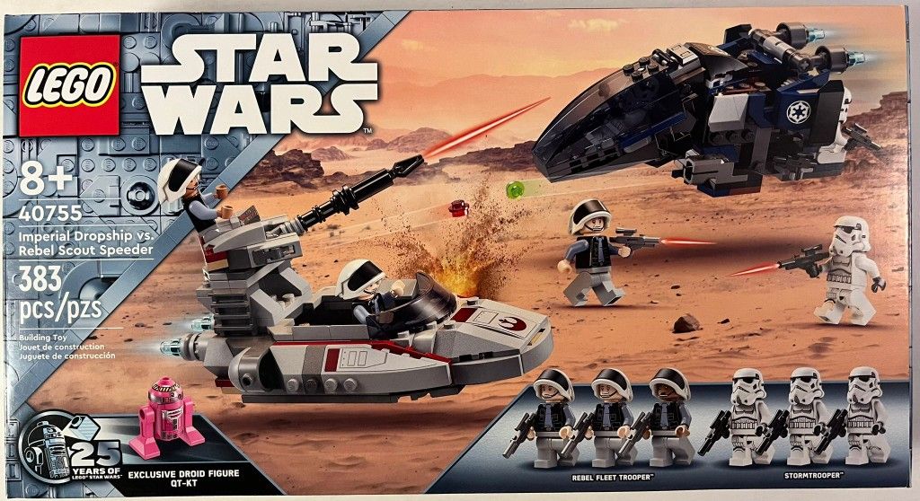 LEGO Star Wars: Imperial Dropship vs. Rebel Scout Speeder (40755)
