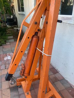 2tn hidraulic fondable shop crane