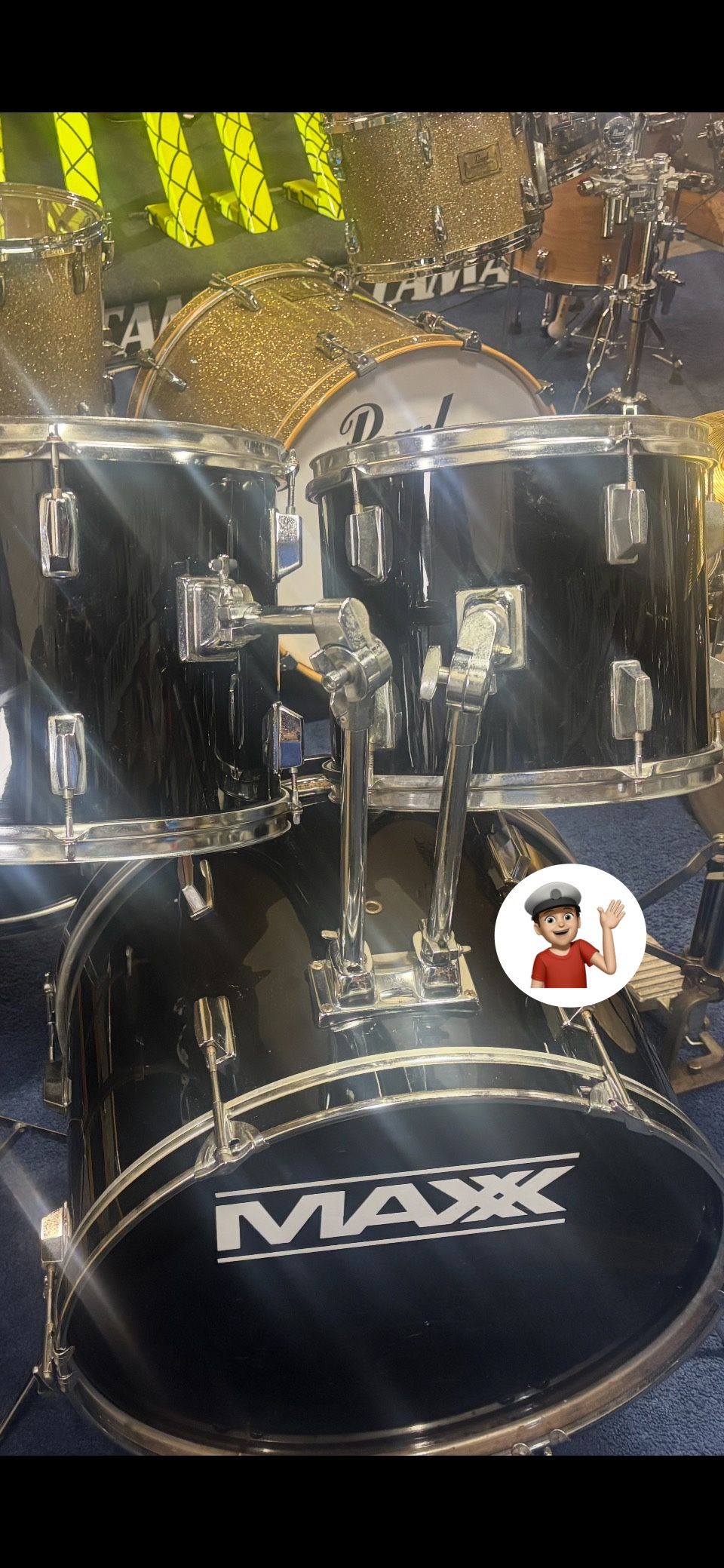 🔥 Drum Set w/New Sabians Drums!