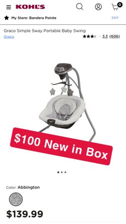 Graco Simple Way Portable Baby Swing