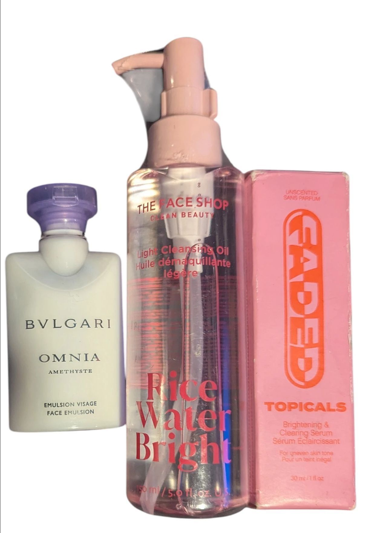 The Face Shop/Faded Topicals Skincare Duo + Gift