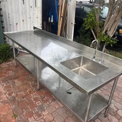 Industrial Table 8'x30"