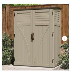 Suncast 2 ft. 8 in. x 4 ft. 5 in. x 6 ft. Large Vertical Storage Shed