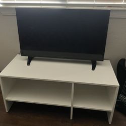 White small ikea Tv stand 