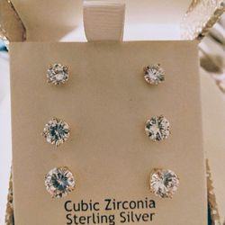 Cubic Zirconia Sterling Silver