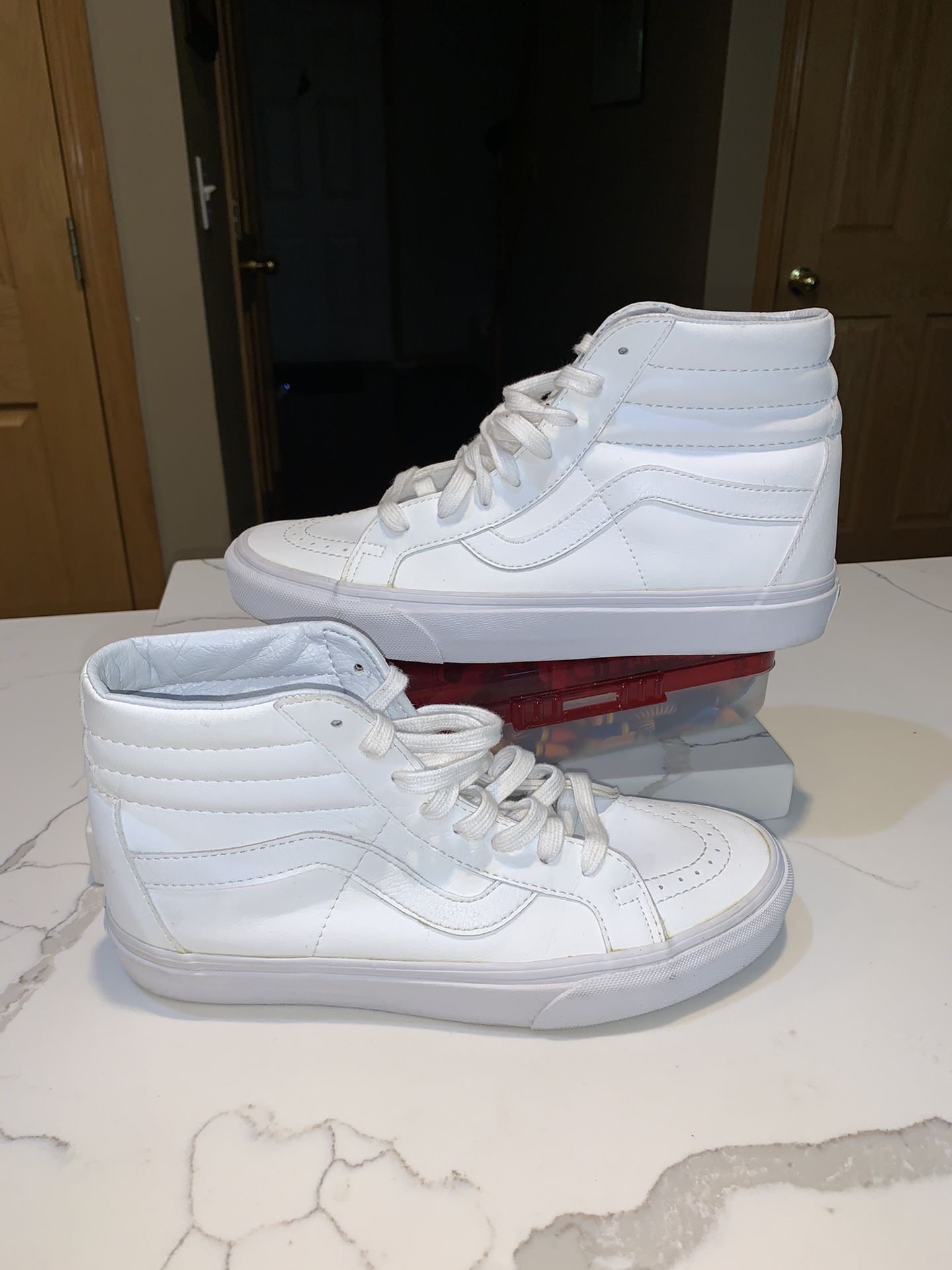 Vans - White High Tops