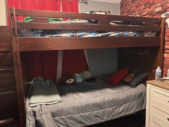 Twin over twin bunk bed