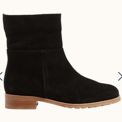 Jack Rogers Stella Suede Sherpa Bootie