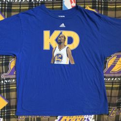 Rare Adidas Kevin Durant Golden State Warriors KD NBA Shirt Sz 2xl