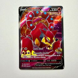 Volcanion V (Full Art) - 162/198 Ultra Rare Chilling Reign NM Pokemon TCG